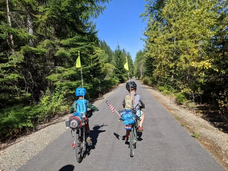 Bike touring with kids