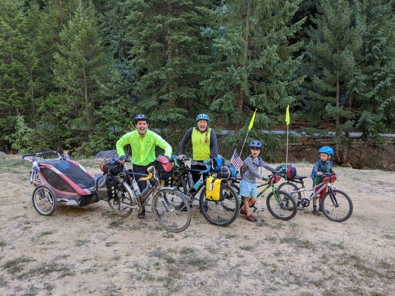 Bike touring 2025 with kids