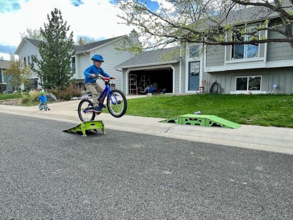 How to Jump a Bike Kids Ride Bikes