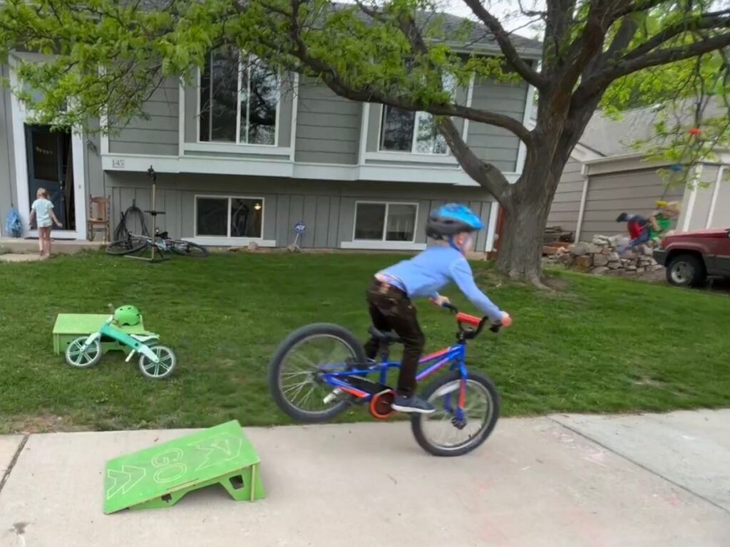 How to Jump a Bike Kids Ride Bikes