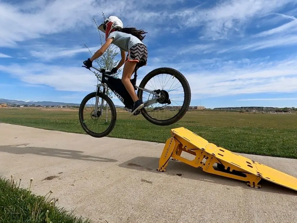 Ramp Bike Jumping