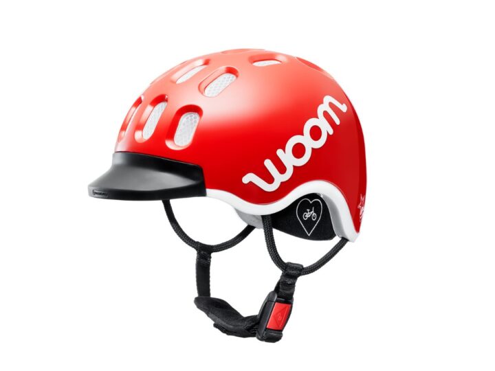 red Woom helmet